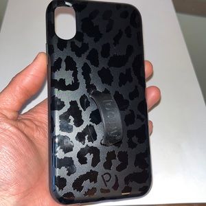 Loopy Case Midnight Leopard case for iPhone XS